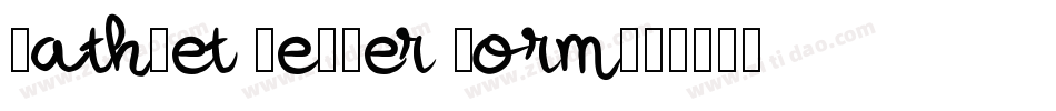 MathSet Becker Norm字体转换
